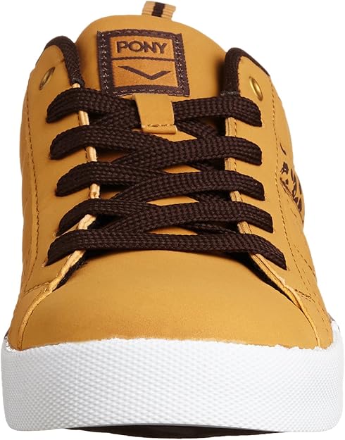 Amazon ポニー スニーカー メンズ Py キャメル 25 Pony ポニー スニーカー