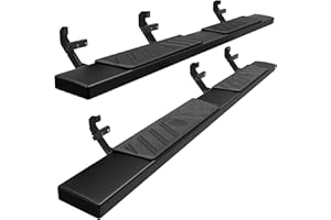 Tyger Auto 6" Riser Running Boards Compatible with 2015-2026 Ford F-150; 2022-2026 F-150 Lightning; 2017-2026 F-250 F-350 SD | Supercrew Cab | TG-RS6F60118 | Side Step Rails Nerf Bars