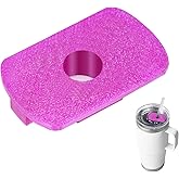 MOTAIN Straw Lid Attachment Compatible With Yeti Tumber Magslider/Stronghold Lid,Straw Cover Accessories For 20/30 Oz Tumber(Purple)