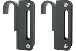 HARDJULAN DIYHD Telescope Hooks for Sliding Library Ladder,2 Packs,Fit Thickness 20mm Metal Ladder