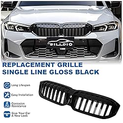 BILLDIO G20 Grill - Black Kidney Grille Compatible