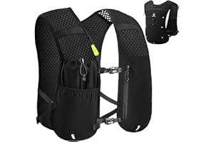 ONETOALL Running Vest for Women & Men, Lightweight Hydration Backpack 4L for Trail Running, Marathon, Hiking, Cycling, Joggin