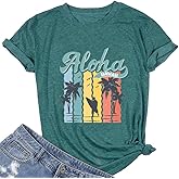 Vacay Mode T Shirts for Women Summer Beach Hawaii Vacation Short Sleeve Tops Holiday Cruise Getaway T Shirts