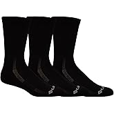 Columbia Unisex Half Cushion Crew Socks 3 Pair, Black, Extended Size