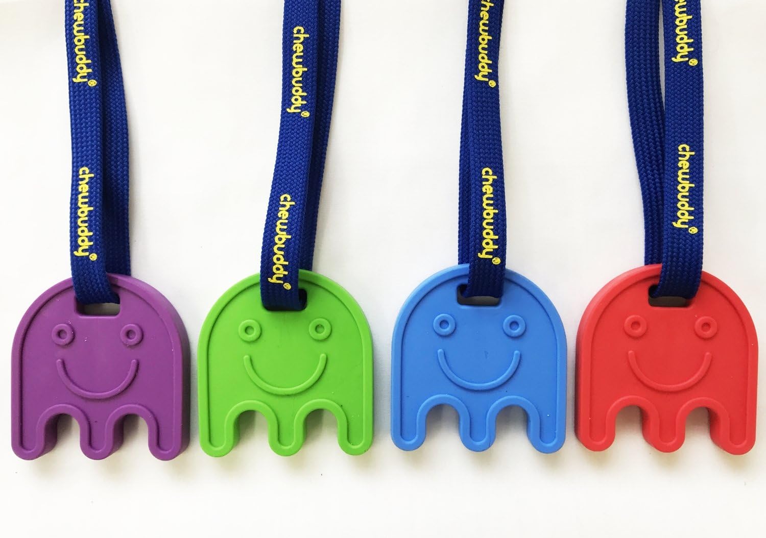Chewbuddy Sensory Direct Ghost & Lanyard - Pack of 1, Sensory Toy for a Fidget Chew or Teething Aid, Blue, Medium - Image 3