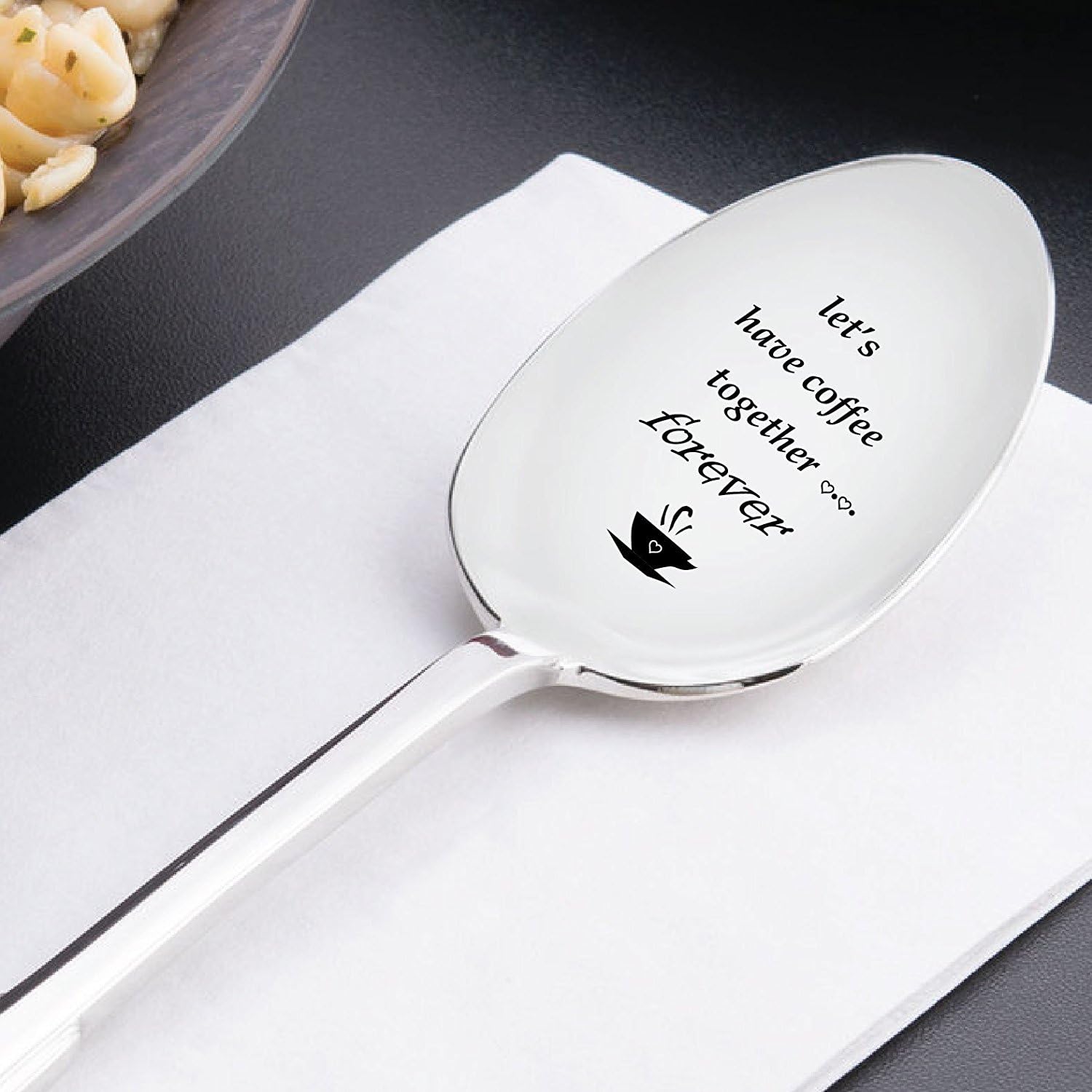 Let's Have Coffee Together Forever, Christian Gifts, Engraved Spoon - Image 5