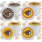 Boxer Coffee 48 Count Decaf Coffee Pods – Swiss Water Process, Medium Roast Variety Pack, Compatible with Keurig K-Cup Brewers, Single-Serve Cups Gourmet Artisan All-Natural Flavors