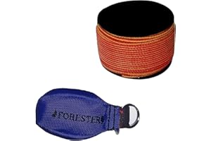 MGP SUPPLY Arborist Throw Line Kit - Ultra Slick 100% Polyester Rope with Weighted Throw Bag | Forestry Tree Gear for Low and High Limb Throwing | 3/16 Inch Thick Rope (9 Oz)