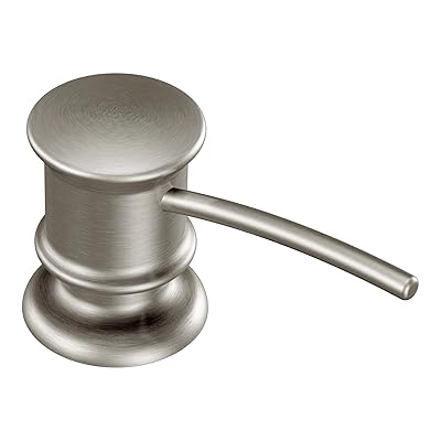 Buy Moen 3944srs Deck Mounted Kitchen Soap Dispenser With Above The Sink Refillable Bottle Spot Resist Stainless Online In Indonesia B0087r52tw