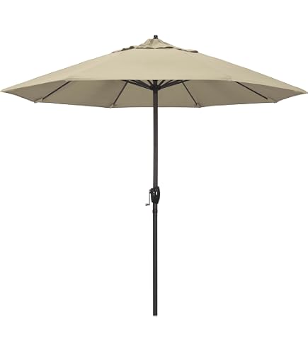 California Umbrella 50 lbs. Round Concrete Weighted Powdercoated Steel Umbrella Base, Black Frame, One Size , CFMT160-Black : Patio Umbrella Bases : Patio, Lawn & Garden
