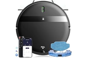 MANVINS Robot Vacuum and Mop Combo Tangle Free - Wi-Fi/App/Alexa, 2-in-1 Mopping Robot Vacuums Cleaner, Quiet, Self-Charging, Robotic Vacuum Perfect to Pet Hair Hard Floor & Daily Cleaning