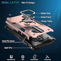 IKAZZ for Galaxy S9 Plus Case,Dual Layer Soft
