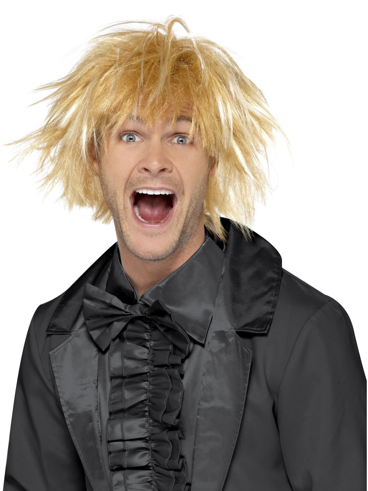 Smiffys 90s Messy Surfer Guy Wig, Blonde Two Tone, 1990's Fancy Dress, 1990s Dress Up Wigs Halloween