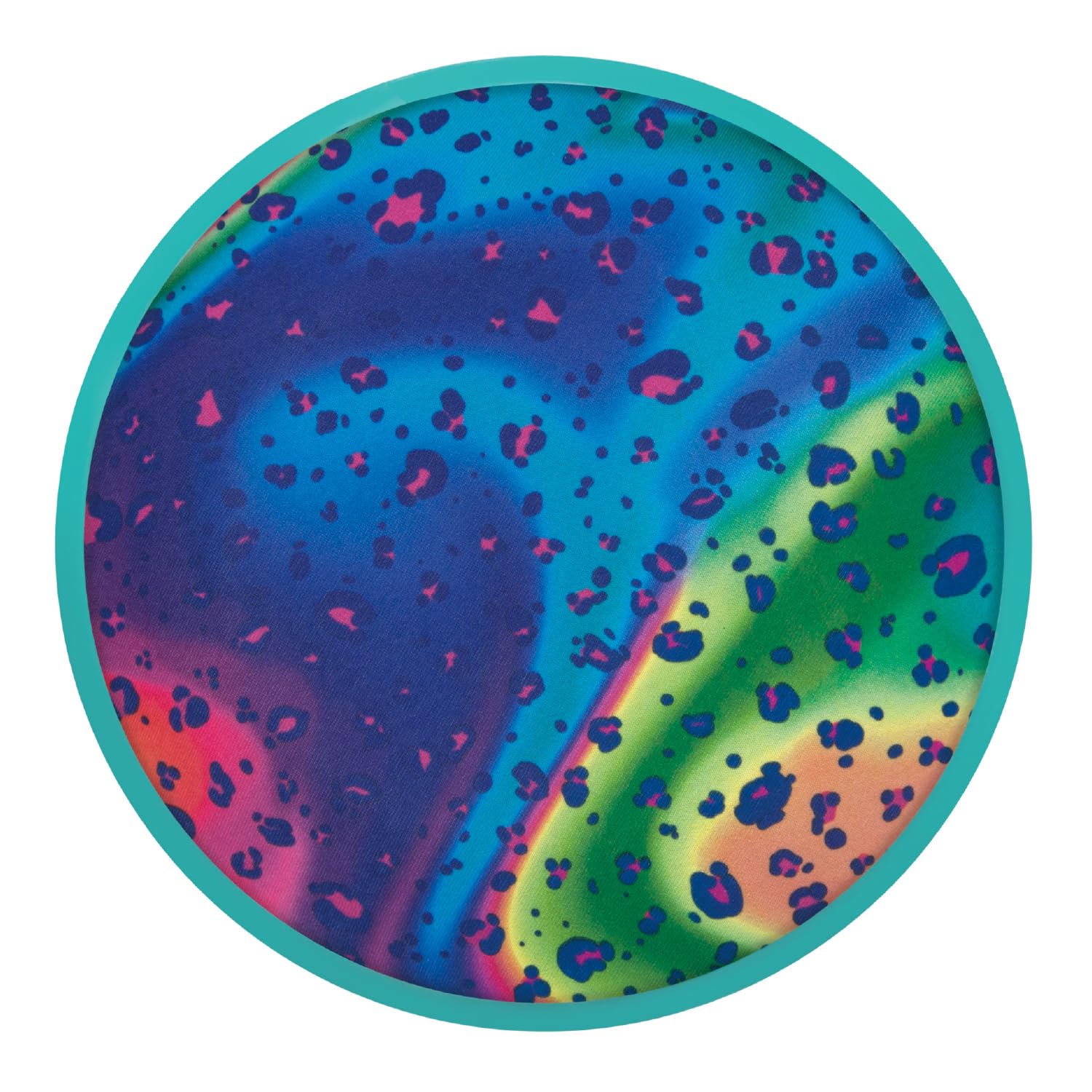 Waboba Flobo - Water Frisbee/Flying Disc - Flies straight and far when you are at the beach - Psychedelic -18 x 1.5 cm