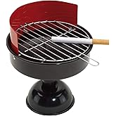 GoFika Cute Barbecue Ashtray Metal, Cigarette Ashtray for Indoor and Outdoor Use, Gift Funny Cool for Smokers, Ash Tray for H