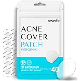 AVARELLE Original Hydrocolloid Acne Pimple Patches for Face 40 Count | Hydrocolloid Pimple Patches for Face, Zit Patches, Spot Stickers, Acne Dots, Tea Tree, Cica, Calendula, Vegan, Cruelty Free