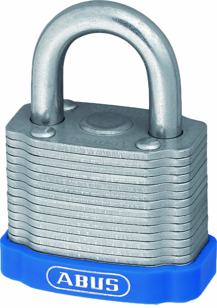 ABUS 33774 Eterna Laminated Plated Steel Padlock with EE0020 Alike Keyed