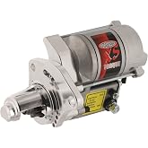 Powermaster 9523 Starter, XS Torque, 4.4:1 Gear Reduction, Natural, Nose Cone, Compatible with Mopar V8, Each