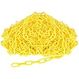 SNSMBNSR 200FT Plastic Chain, Yellow Plastic Chain