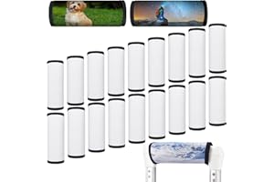 Paterr Sublimation Luggage Handle Wrap Bulk Personalized Luggage Handle Wrap for Travel Cute Luggage Tag Identifiers Marker Travel Accessories(20 Pcs)
