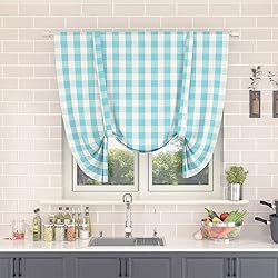 NATUS WEAVER Tie Up Curtain for Kitchen Window