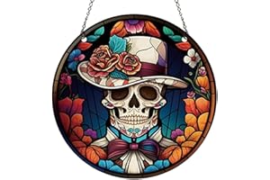 ZZHAOYI 5.9'' Cat Acrylic Window Hanging Purple Cat Sun Catcher Window Decor Double Side Acrylic Panel Decor Gift for Cat Lovers, Indoor/Outdoor Hanging Decoration (Style K)