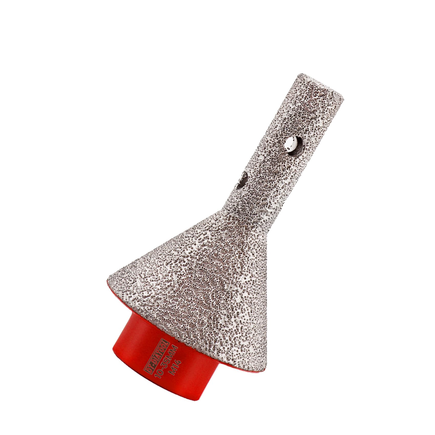 DT-DIATOOL Diamond Finger Bit 10-35mm Coated Milling Bit for Tile Grinder Enlarging Polishing Holes on Porcelain Ceramic Granite Marble Countertop, M14 Thread
