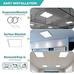 6 Pack 2x2 LED Flat Panel Light - 3000K/4000K/5000K