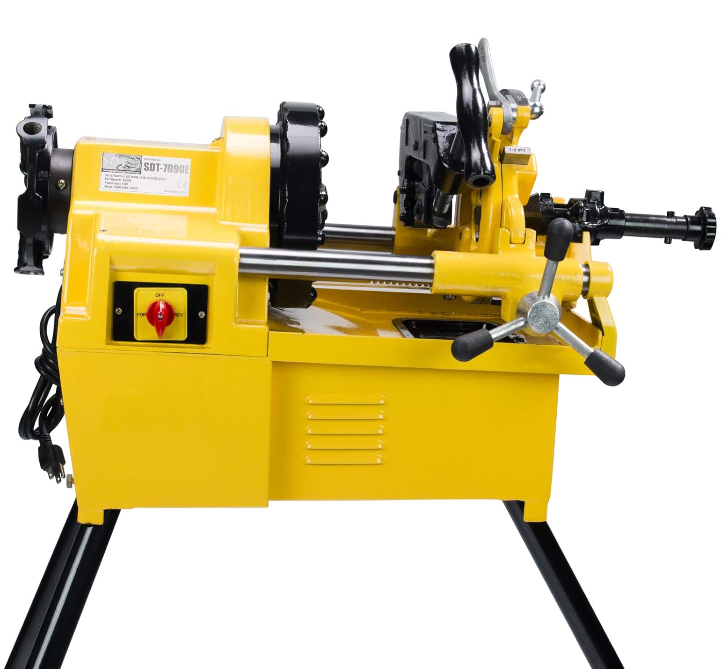 Steel Dragon Tools 7090E 1/2inch to 2inch Power Pipe Threader