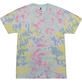 Colortone Tie Dye T-Shirts for Men and Women - Unisex Short Sleeve Tie-Dye T Shirts for Adults
