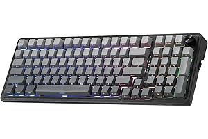 Redragon K686 PRO 98 Keys Wireless Gasket RGB Gaming Keyboard, 3-Mode PBT Mechanical Keyboard w/Hot-Swap South-Facing RGB Soc