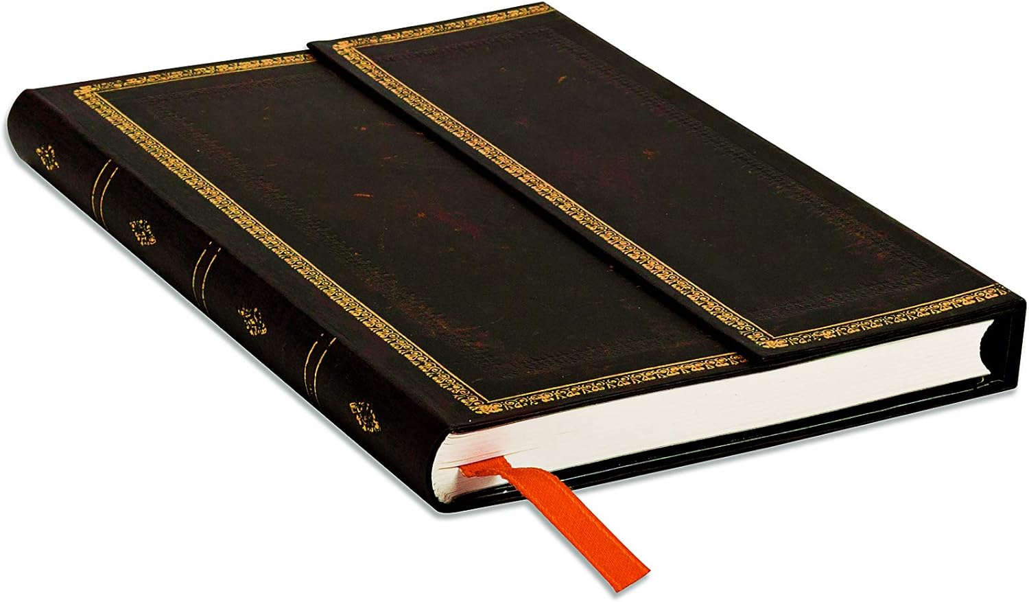 Paperblanks Old Leather Moroccan Flexi Mini Notebook with Lined Pages - Black - Image 4