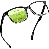 YEIN Presbyopic Progressive Multifocal Reading Glasses, Blue Light Blocking Glasses, with Clear Lenses for Women and Men