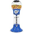 Giant Gumball Machine with Stand - Commercial Bubble Gum Machine 5`6" Spiral Gumball Vending Machines - Coin Mechanism $0.25 - Dispenses 1” Gumballs - Blue