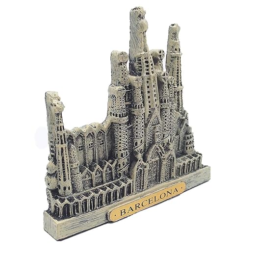 MUYU Magnet Imán para Nevera Barcelona España Souvenir 3D, hogar y ...