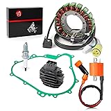 Stator + Rectifier + Ignition Coil + Relay + Gasket