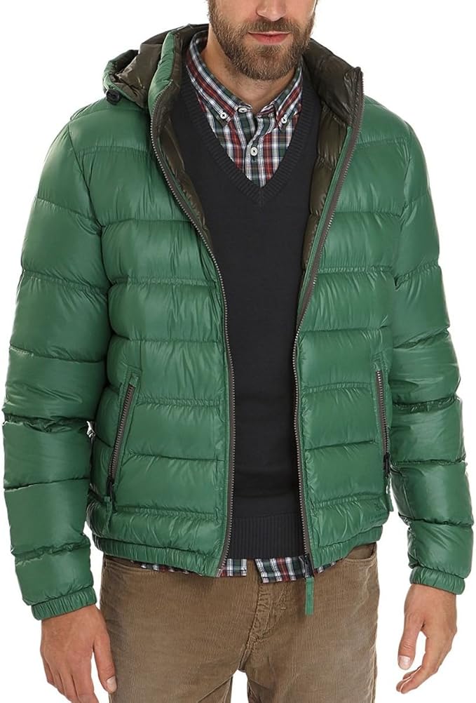 s. Oliver Men's Jacket REGULAR FIT 13.209.51.8389 - Green - 42/44 UK (X-Large): Amazon.co.uk 