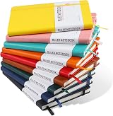 Lefute A5 Hardback Notebook PU Leather Journal 200 Pages Black view 7
