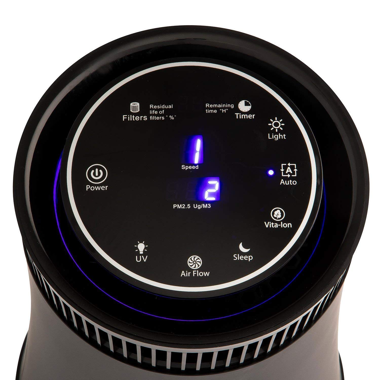 SilverOnyx Air Purifier for Home, H13 True HEPA Filter, Air Cleaner