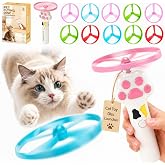 Cat Toy Launcher for Kitten Toys, Cat Toys Interactive, Automatic Cat Toy | Interactive Cat Toys for Indoor Cats, Cat Fetch Toy Launcher with 10 Discs, Cat Toys for Bored Indoor Adult Cats,Best Cat Toy