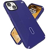 Speck iPhone 15 Plus Case - ClickLock No-Slip Interlock, MagSafe, Drop Protection Grip - for iPhone 15 Plus & iPhone 14 Plus - 6.7 Inch Phone Case - Presidio2 Grip Future Blue/Purple Ink/Sky Purple