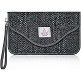 CigaMaTe Faraday Bag Cell Phone, Harris Tweed GPS RFID Signal Blocking Bag Car Key Fob Protector Pouch Privacy Protection Pou