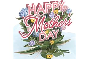 Lovepop Happy Mother's Day Pop-Up Card for Her - 3D Greeting Cards for Mom, Wife, Women - Hydrangeas - 5" x 7" Floral Card - Blank Notecard & Envelope Included