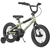 cubsala 12 14 16 18 20 Inch Kids BMX Style Bike for 2-12 Years Old | For Toddlers Boys Girls, High Tensile Steel Frame, Training Wheels(12''&ndash;18''), Kickstand(14''-20''), Coaster &amp; Rear V Brake