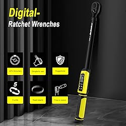 ATsafepro Digital Torque Wrench-1/2-Inch Drive