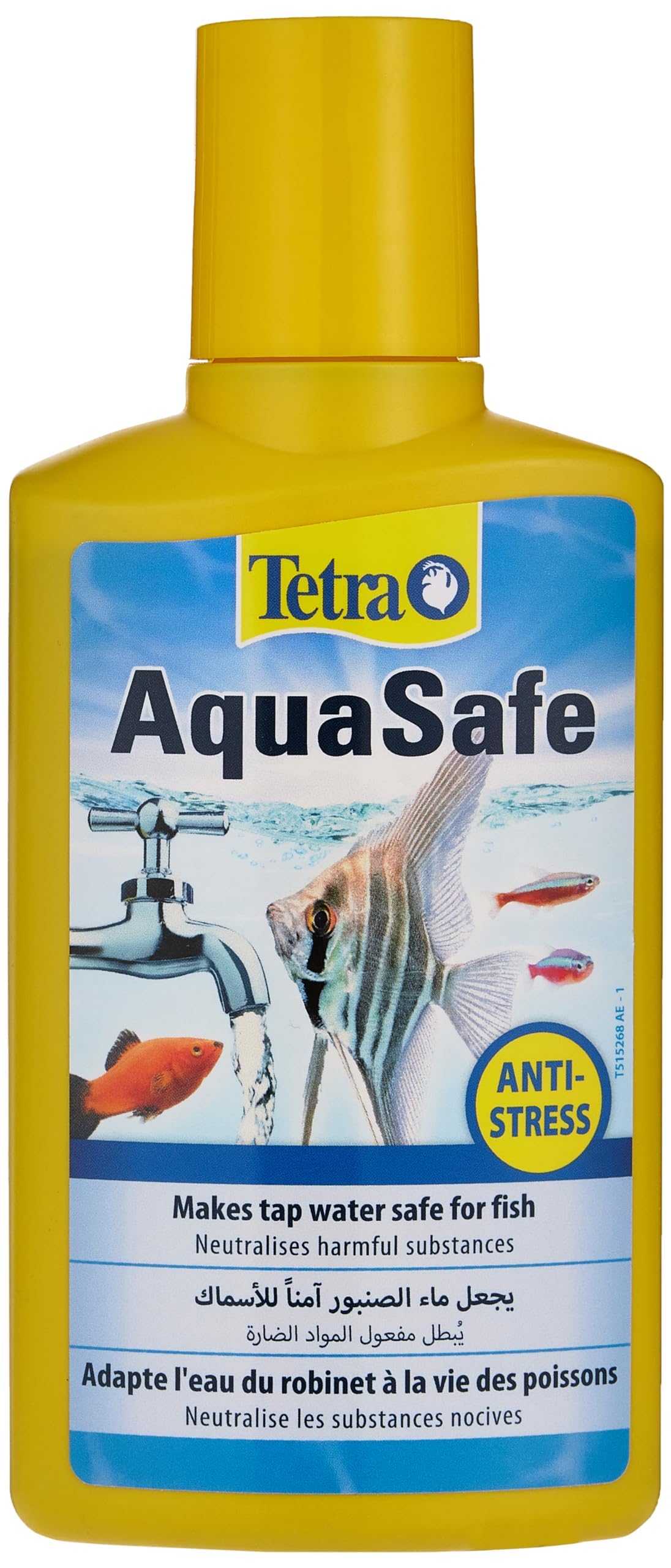 Tetra AquaSafe to Turn Tap Water into Safe and Healthy Water for Fish and Plants, 250 ml