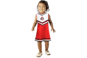 Little King NCAA Toddler/Youth Girls Team Cheer Jumper Dress-Sizes 2T 3T 4T 6