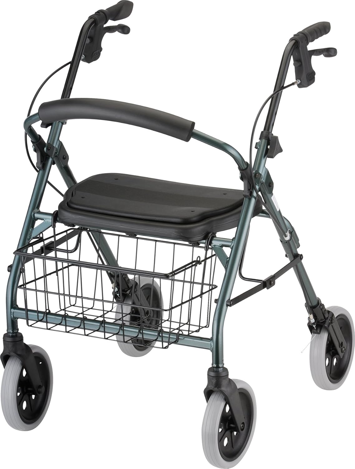 NOVA Cruiser Deluxe Rollator Walker, Green Health & Personal Care