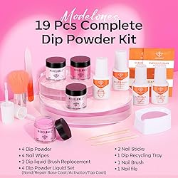 Modelones Dip Powder Nail Kit, 4 Colors Valentine's