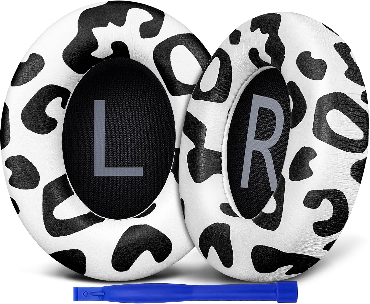 SOULWIT Replacement Earpads for Bose 700 (NC700) Wireless Headphones, Ear Pads Cushions with Softer Leather, High-Density Noise Cancelling Foam, Added Thickness - Snow Leopard